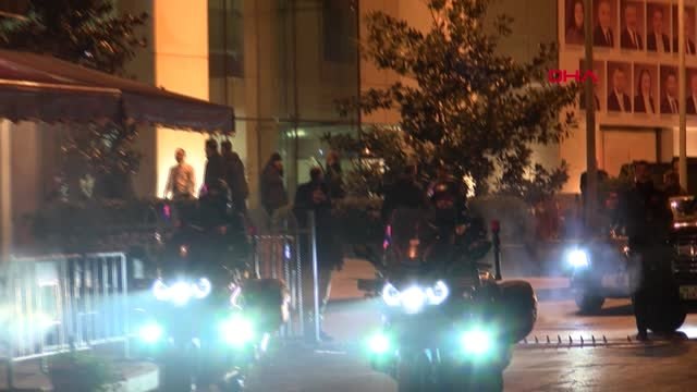 Erdoğan, AK Parti İstanbul İl Başkanlığı'ndan Ayrıldı