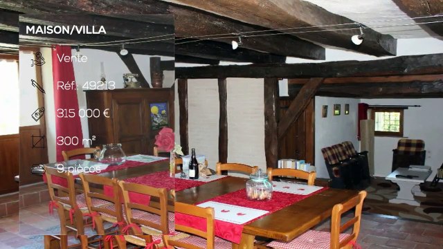 A vendre - Maison/villa - CHATEAU-DU-LOIR (72500) - 9 pièces - 300m²