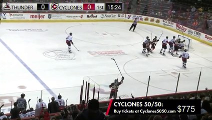 ECHL Adirondack Thunder 4 at Cincinnati Cyclones 5