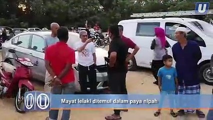 Mayat lelaki ditemui dalam paya nipah