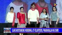 Ilang natatanging indibidwal at volunteers, pinarangalan ng DSWD