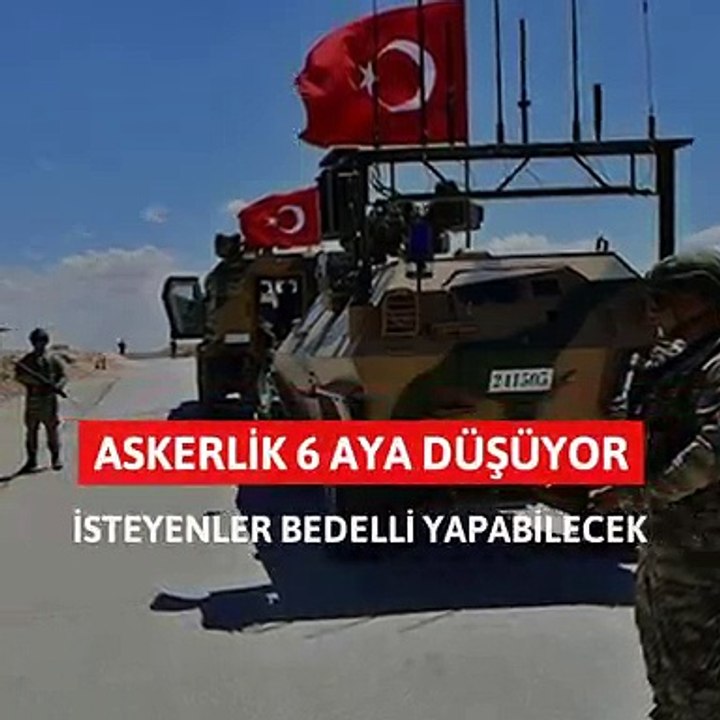 Askerlik 6 aya düşüyor, isteyenler bedelli yapabilecek