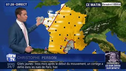 La météo pour ce lundi 18 février 2019