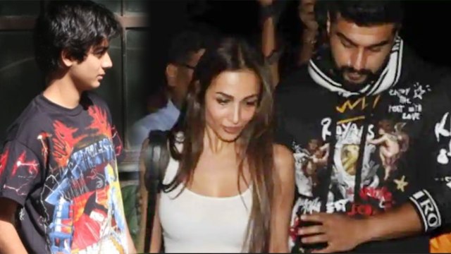Malaika Arora, Arjun Kapoor & Arhaan Khan enjoy lunch together | FilmiBeat