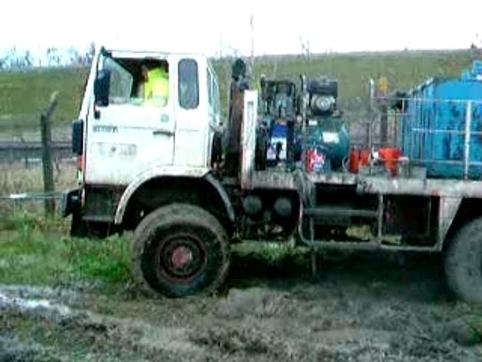Sauvetage d'un camion 4X4