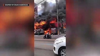 Wack-Wack fire was reported to have come from Autoplus Car Center