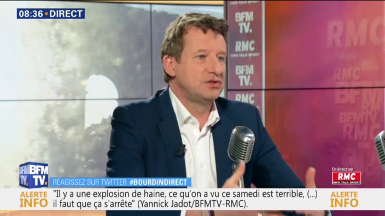 Gilets Jaunes: selon Yannick Jadot les manifestations du samedi sont "une impasse"