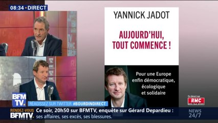 "Il y a trop d'ambiguïté de leur part." Yannick Jadot comprend que le RN ne soit par convié à l'union contre l'antisémitisme