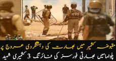 Pulwana: Indian forces martyred 3 innocent Kashmiris