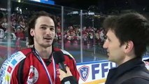 HOCKEY SUR GLACE 2019-02-17 Thomas Suire Interview # 21 Attaquant des Gothiques d’Amiens, Finale de la Coupe de France 2019 - Amiens VS Lyon