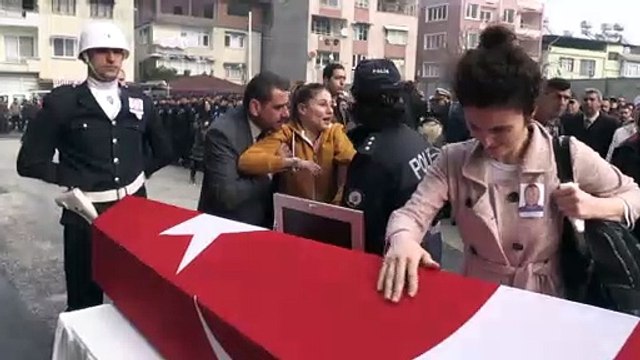 Hatay Asayiş Şube Müdürü Ateş, son yolculuğuna uğurlandı