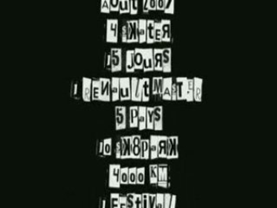 Bande annonce Europe Road Trip wes