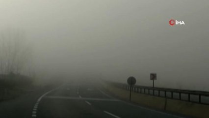 Tekirdağ'da Sis Etkili Oldu