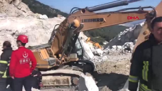 Muğla Milas'ta Maden Ocağında Göçük