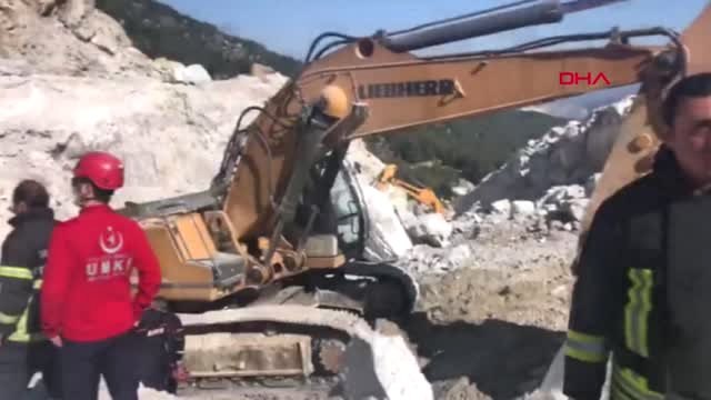 Muğla Milas'ta Maden Ocağında Göçük