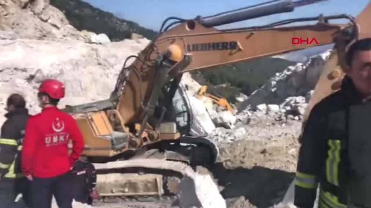 Muğla Milas'ta Maden Ocağında Göçük