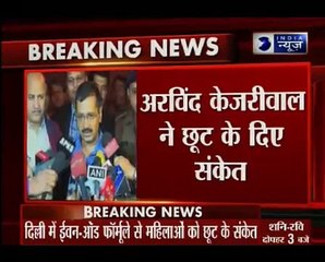 Delhi government mulling exempting single women drivers from odd_even traffic fo