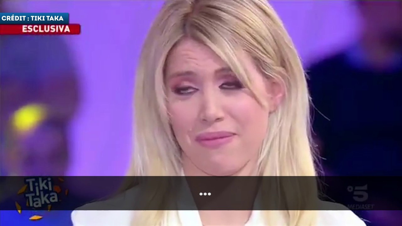 Les larmes de Wanda Nara à la télévision italienne