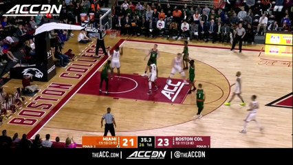 Miami vs. Boston College Basketball Highlights (2018-19)