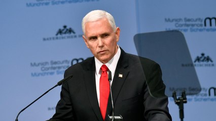 Mike Pence Receives Awkward Silence After Mentioning Trump In A Speech To European Leaders