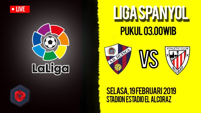 Jadwal Live Liga Spanyol Huesca Vs Athletic Bilbao, Selasa Pukul 03.00 WIB