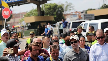 El senador estadounidense Marco Rubio exige desde Colombia la entrada de la ayuda en Venezuela