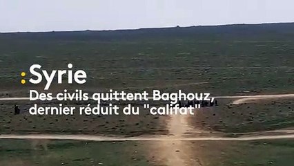 Syrie : Des civils quittent Baghouz, dernier réduit du "califat"