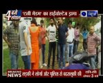 Drunk girls s fighting with police in Chandigarh