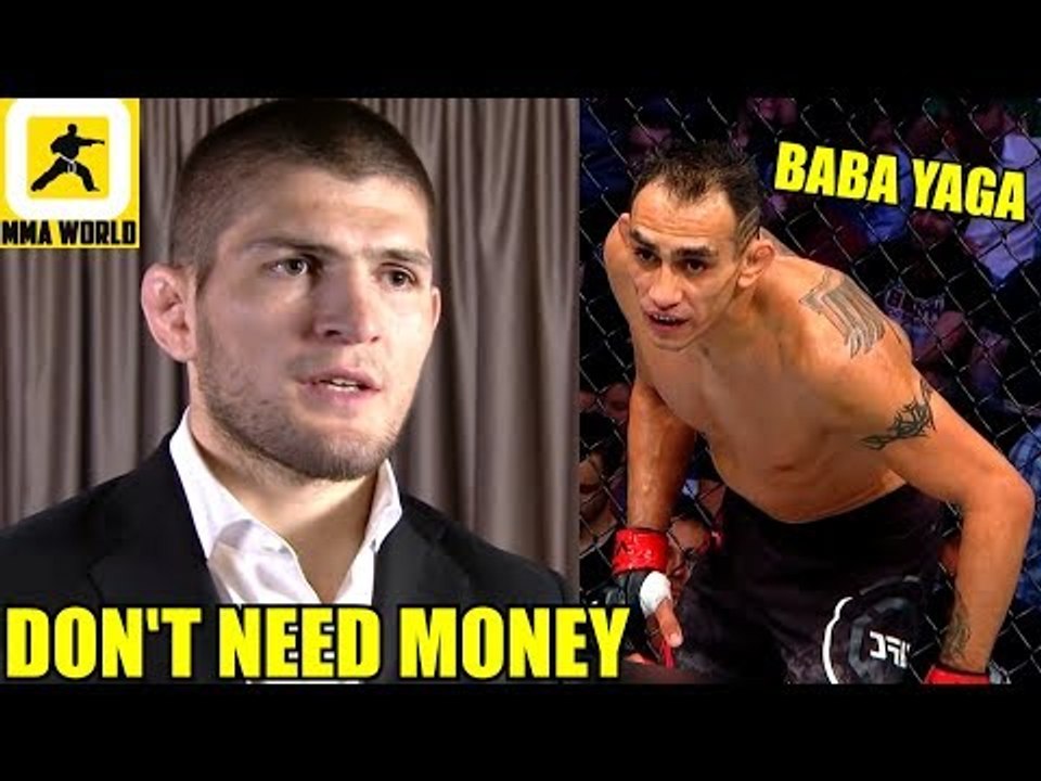 Khabib will fight Ferguson next for less money than go for the rematch with Conor McGregor,Jon Jones