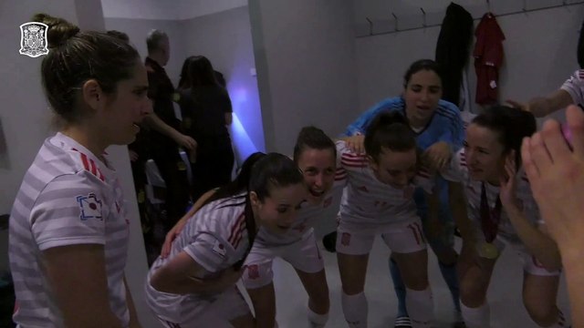 La Celebración de la Selección Española tras la Conquista del Europeo de Fútbol Sala Femenino