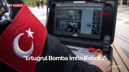 Yerli bomba imha robotu Ertuğrul görev başında