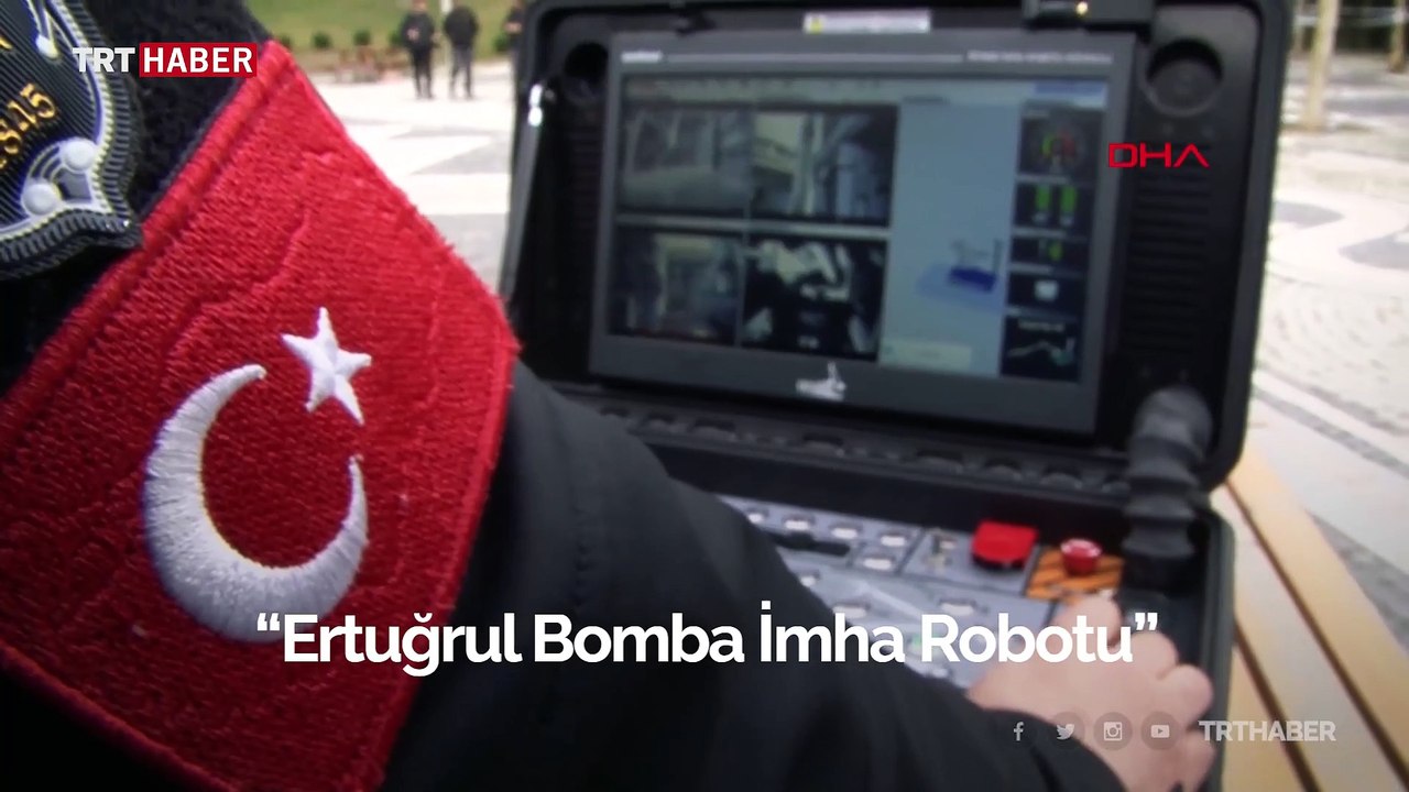 Yerli bomba imha robotu Ertuğrul görev başında