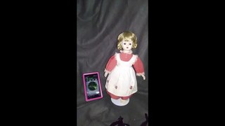 Paranormal Doll Communication using Ghost Radar app.