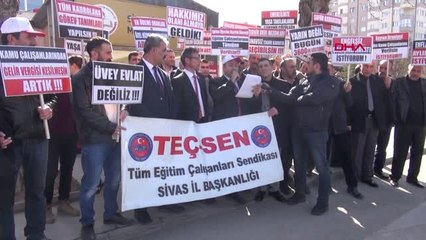 Sivas Eğitim Çalışanlarından 'Hazırlık Ödeneği' Talebi