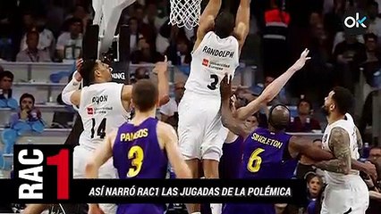 Así narró RAC1 las jugadas de la polémica
