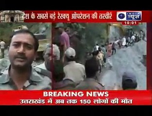 Uttarakhand Flood 2013_ ITBP works to rescue Uttarakhand Flood victims