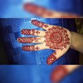 Beautiful  gole Tikki mehndi design For Front hand By MMP