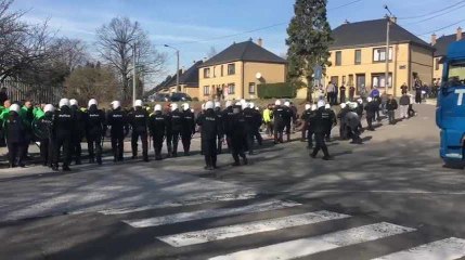 NMLK La Louvière intervention de la police