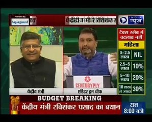 India News Exclusive_ Ravi Shankar Prasad speaks about Freedom 251 smartphones
