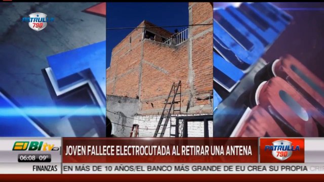 Joven fallece electrocutada al retirar una antena. #Aguascalientes #Mexico #Noticias
