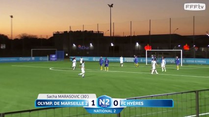 National 2 | OM 2-1 Hyères : Le doublé de Marasovic