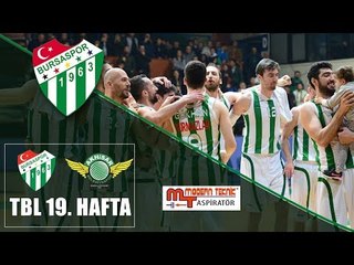 TBL 19. Hafta: Bursaspor - Akhisar Belediye 1. Yarı
