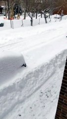 Skiing Through the City