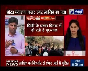 JNU Row_ Delhi Police interrogates Umar Khalid's friend Sadiq Naqvi