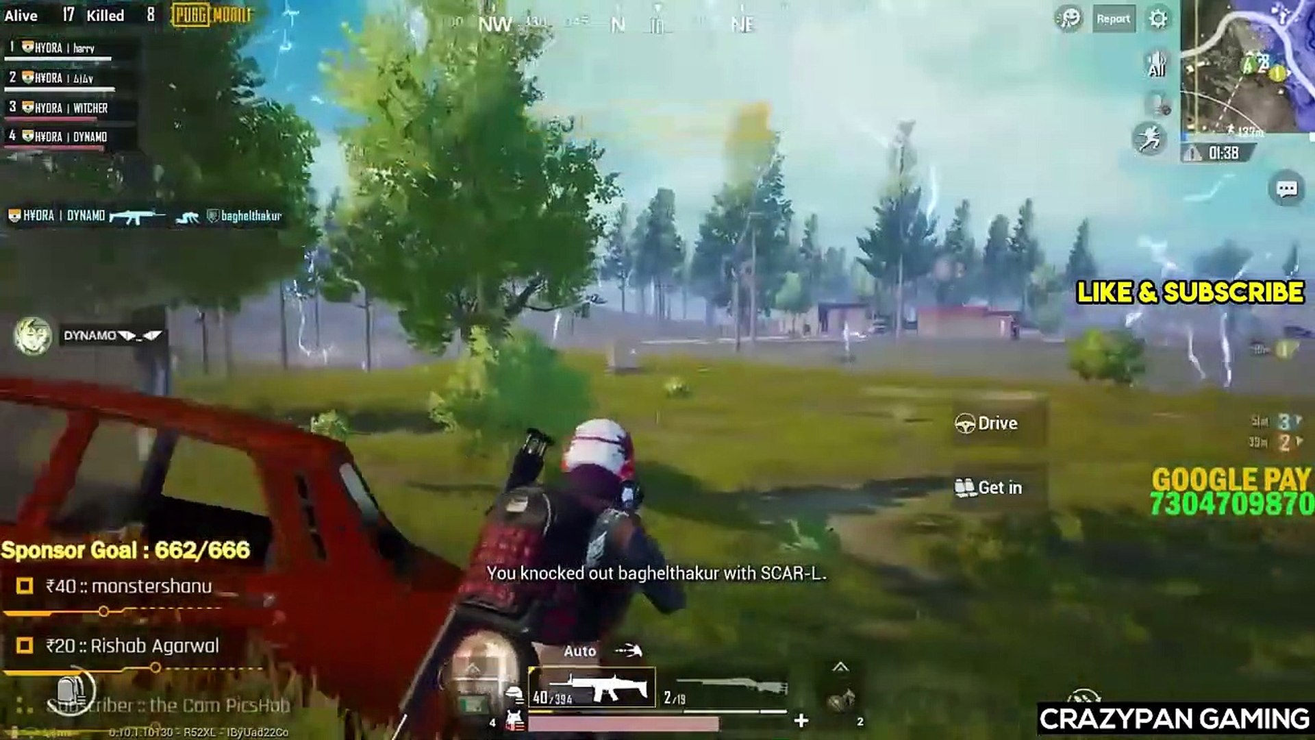⁣DYNAMO GAMING - FINAL CIRCLE IN WATER - RAREST CIRCLE IN PUBG MOBILE - 39 SQUAD KILLS PUBG MOBILE