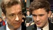 The Railway Man Premiere Interviews - Colin Firth & Jeremy Irvine