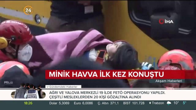 Kartal'da çöken binanın enkazından kurtarılan Havva ilk kez konuştu