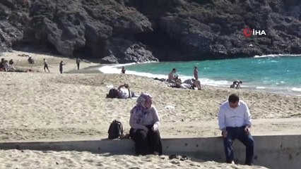 Alanya'da Şubat Ayında Deniz Keyfi