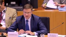 Risposta di Valdis Dombrovskis all'European Parliamentary Week 2019