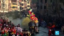 Carnival festivities kick off in Venice